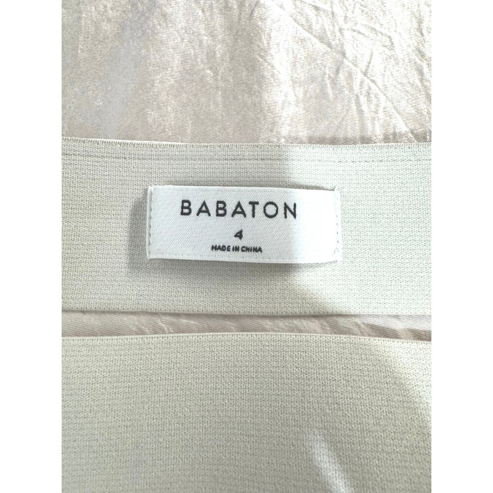 Aritzia Babaton Slip Satin Midi Skirt Size 4 in Denude Color NWOT - Picture 10 of 11